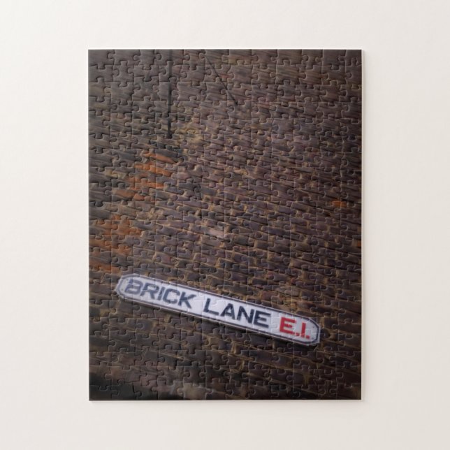 Brick Lane - London Street Sign - 11x14 - 252 Stk. (Vertikal)
