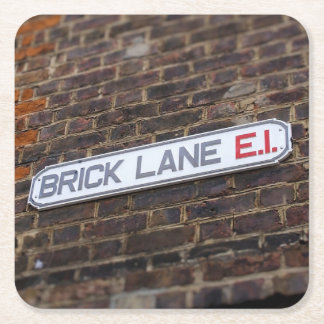 Brick Lane - Street Sign - London - Untersetzer