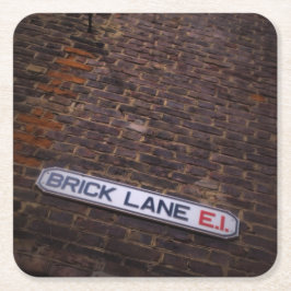 Brick Lane - Street Sign - Untersetzer
