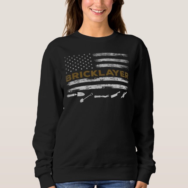 Brick Mason Quote Bricklayer Mauerwerk Bau Sweatshirt (Vorderseite)