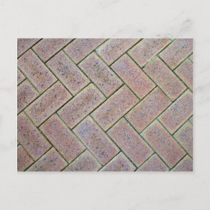 Brick Paving Textur Postkarte