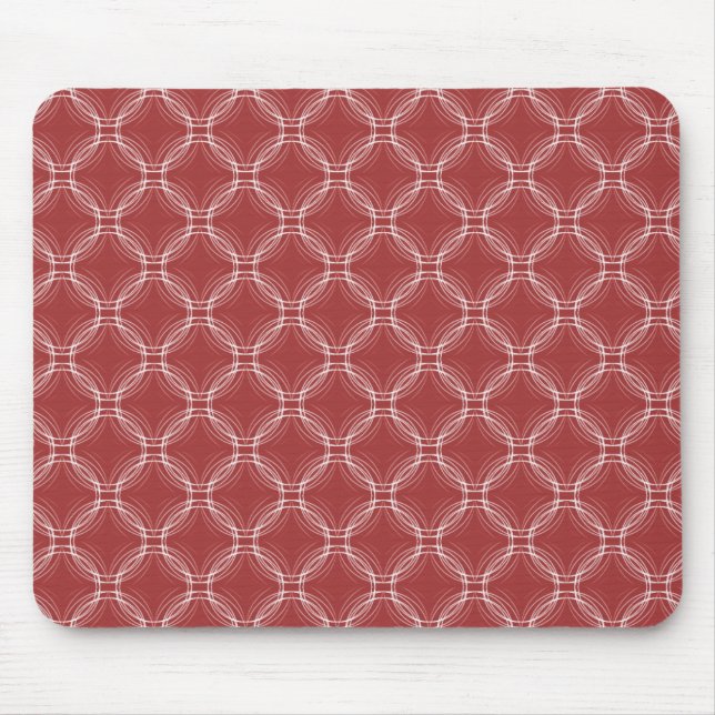 Brick Red Uptown Elegance Mousepad (Vorne)