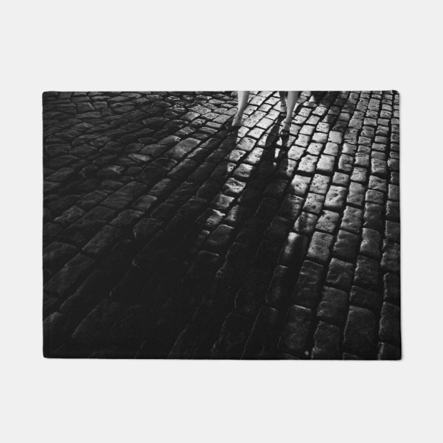 Brick Road Night Fußmatte (Vorderseite)
