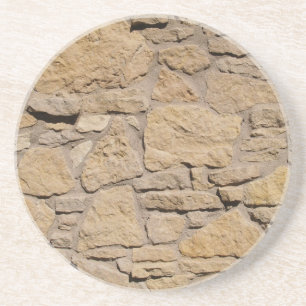Brick, Rock, Stone Series---Light Stone Untersetze Getränkeuntersetzer