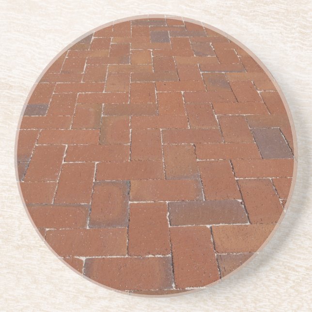 Brick, Rock, Stone Series - Red Brick Untersetzer (Vorne)