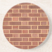 Brick, Rock, Stone Series - Red Brick Untersetzer