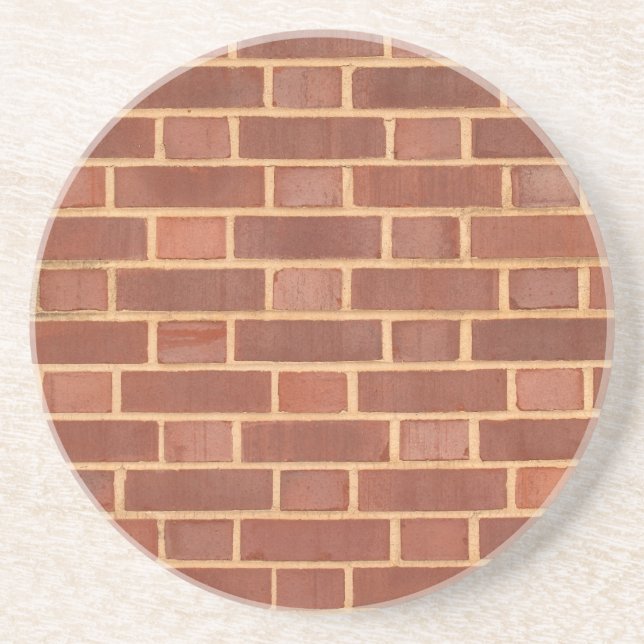 Brick, Rock, Stone Series - Red Brick Untersetzer (Vorne)