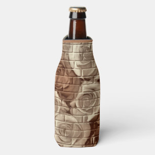 Brick Rose-13-Braun-Drink Flasche Cooler-Koozie Flaschenkühler
