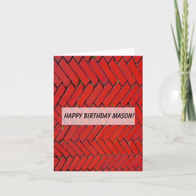 Brick rouge Chevron (Devant)
