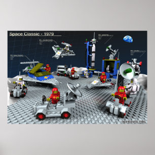 Brick-Spielzeuge der Serie '79, neu in 3D erstellt Poster