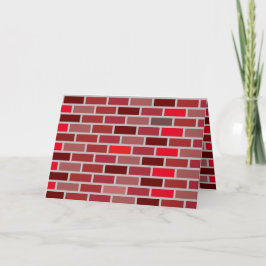 Brick Stone Worker Fab Coole Geburtstagskarte Karte