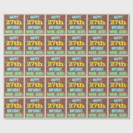 Brick Wall Graffiti Inspiriert 27. Geburtstag + Na Geschenkpapier