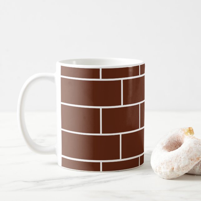 Brick Wall  Kaffeetasse (Mit Donut)