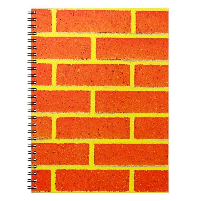 Brick-Wall-Notebook Notizblock (Vorderseite)