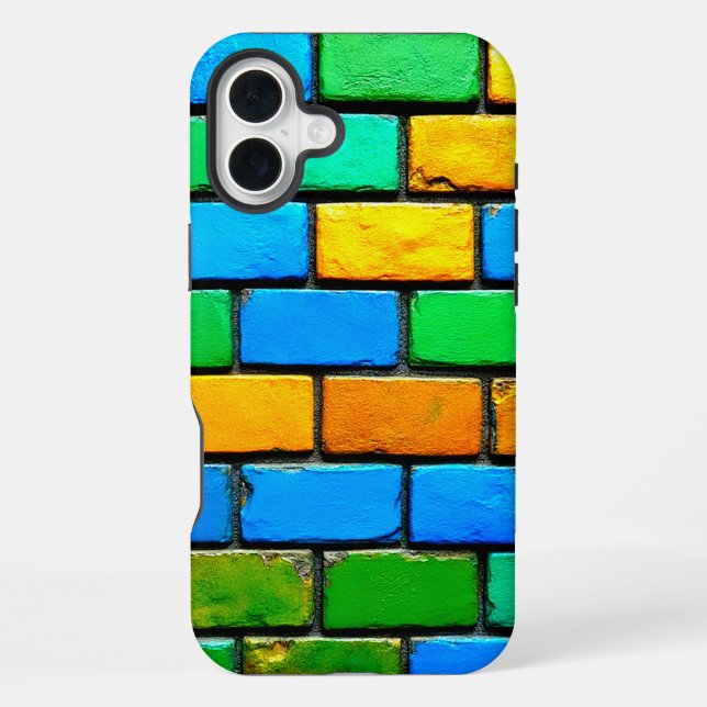 Brick Wall Phone Case iPhone 16 Plus Hülle (Rückseite)