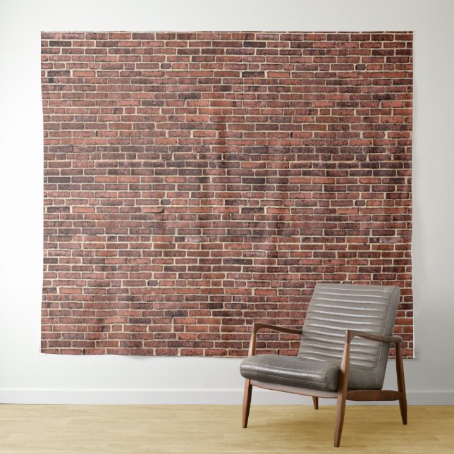 Brick Wall Tapestry Wandteppich (Beispiel (Horizontal))