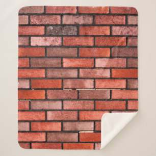 Brick wall with red brick, red brick background. b sherpadecke