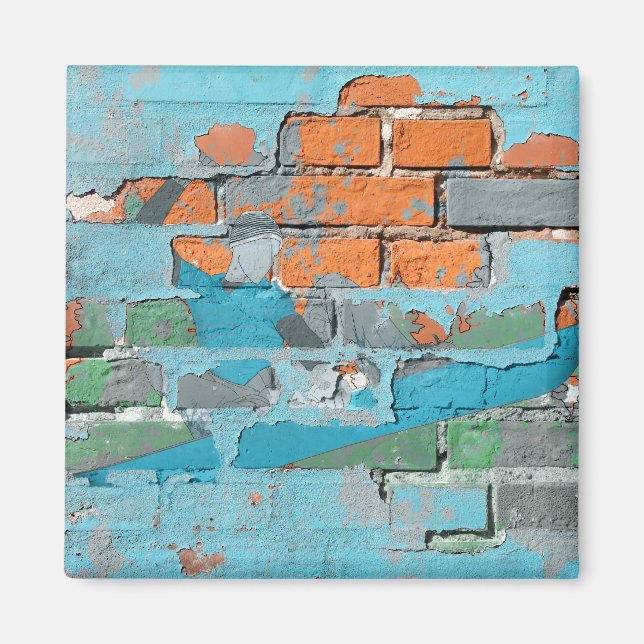 Brickcore Snowboard. Magnet (Vorne)