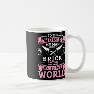 Bricklayer Layer Gewerkschaft Bricklayer Girlfrien Kaffeetasse