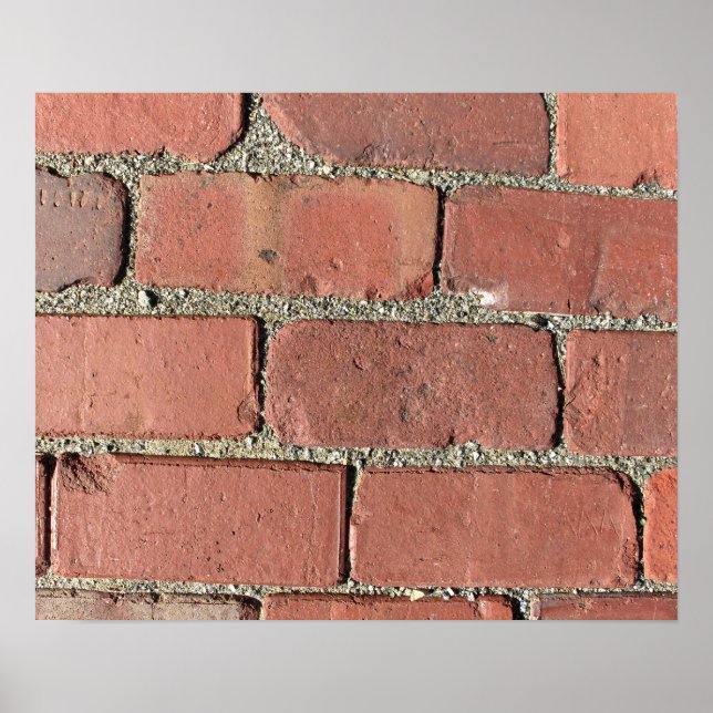 Bricks - Antique Street Pavers Poster (Vorne)