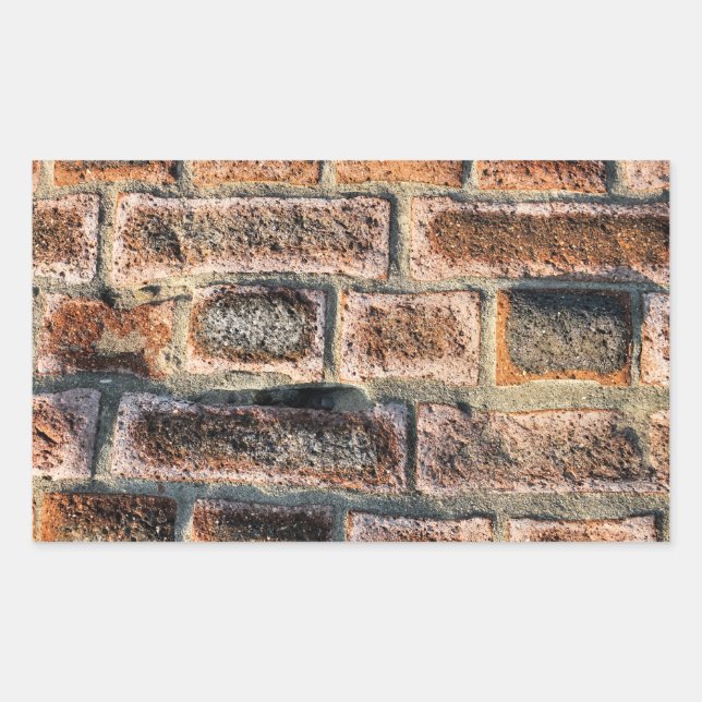 BRICKS RECHTECKIGER AUFKLEBER (Vorderseite)