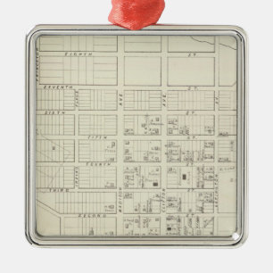 Bricksburg, Ocean Landkreis New Jersey Silbernes Ornament