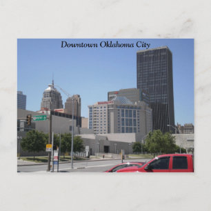 Bricktown - Hotels 011, Downtown Oklahoma City Postkarte