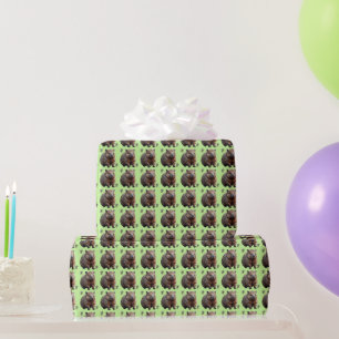 Brickwork Burrow: Eine Wombat's grüne Leinwand, Geschenkpapier