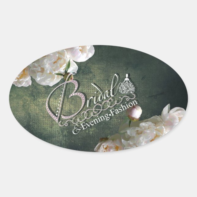 BRIDAL & ABEND FASHION - Aufkleber (Vorderseite)