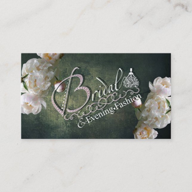 BRIDAL & ABEND FASHION - Visitenkarte (Vorderseite)