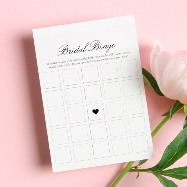 Bridal Bingo Brautparty Game Flyer (Von Creator hochgeladen)