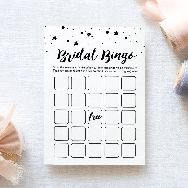 Bridal Bingo Brautparty und Hen Party Spielkarte Einladung (Von Creator hochgeladen)