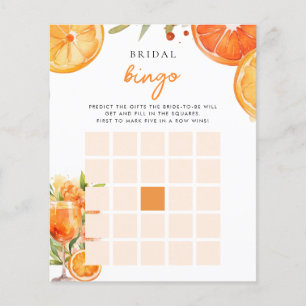Bridal Bingo Citrus Aperol Brautparty Game