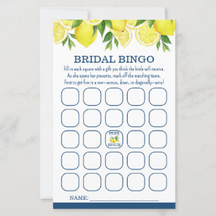 Bridal Bingo Lemon Brautparty Game