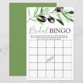 Bridal Bingo Olive Branch Brautparty Game