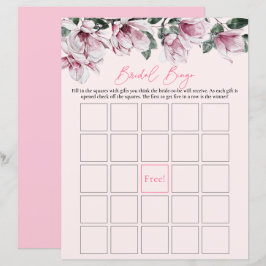 Bridal Bingo | Rosa Brautparty Game