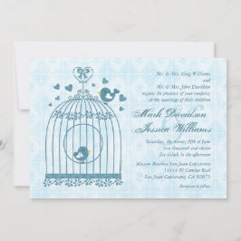 Bridal Bird Cage Hochzeit Einladung