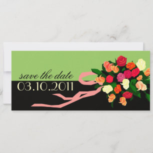 Bridal Bouquet Ankündigung Datum freihalten