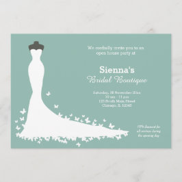 Bridal Boutique - Wählen Sie Ihre Hintergrundfarbe Einladung