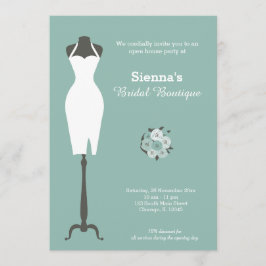 Bridal Boutique - Wählen Sie Ihre Hintergrundfarbe Einladung