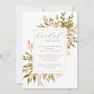 Bridal Brunch Botanisches Brautparty Einladung