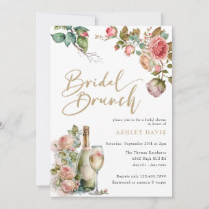 Bridal Brunch   Bubbly Brautparty Einladung