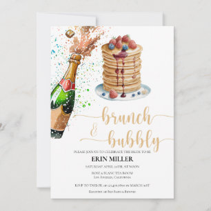 Bridal Brunch Pancake Einladung