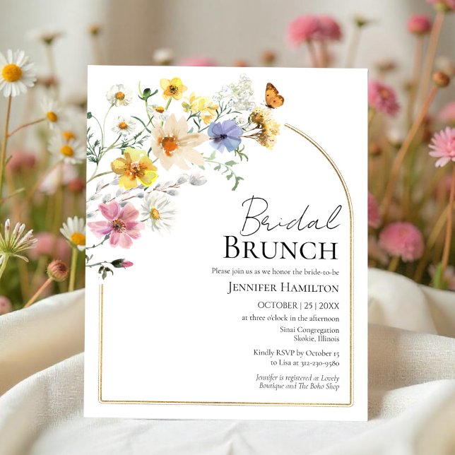 Bridal Brunch Wildblume Bridal Dusche Einladung (Von Creator hochgeladen)