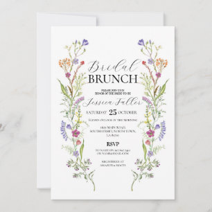 Bridal Brunch Wildblumen Floral Ditsy Einladung