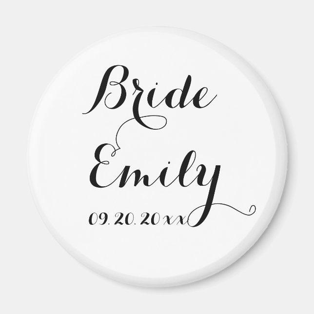 Bridal Button Magnet (Vorne)
