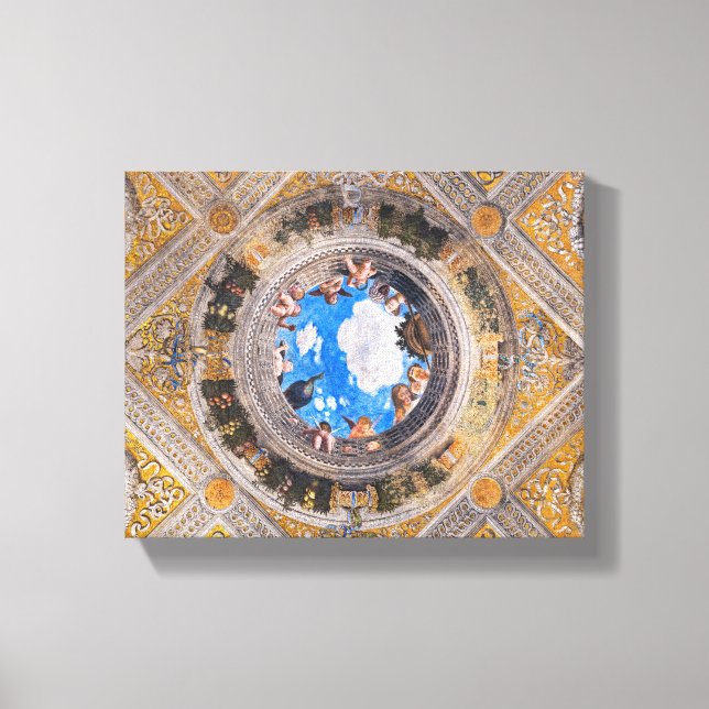 Bridal Chamber, Decke von Andrea Mantegna Leinwanddruck (Vorderseite)