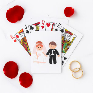 Bridal Couple Spielkarten