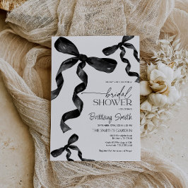 Bridal Dusche Einladung mit schwarzen Bögen
