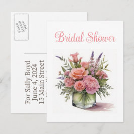 Bridal Dusche Einladung Postkarten